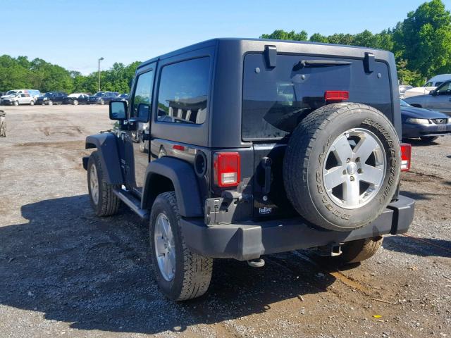 1C4AJWAG0DL503676 - 2013 JEEP WRANGLER S BLACK photo 3