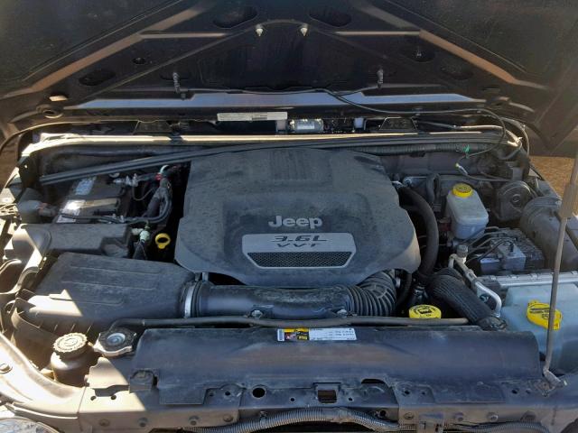 1C4AJWAG0DL503676 - 2013 JEEP WRANGLER S BLACK photo 7