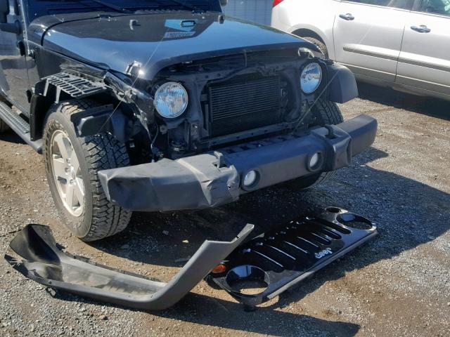 1C4AJWAG0DL503676 - 2013 JEEP WRANGLER S BLACK photo 9