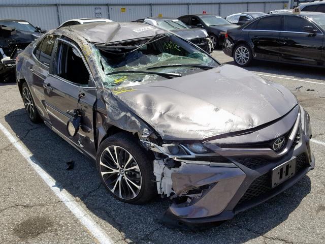 4T1B11HK4JU040699 - 2018 TOYOTA CAMRY L CHARCOAL photo 1