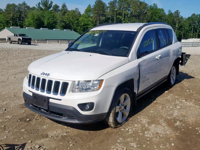 1C4NJDBB8CD650698 - 2012 JEEP COMPASS SP თეთრი ფოტო 2