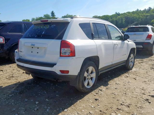 1C4NJDBB8CD650698 - 2012 JEEP COMPASS SP თეთრი ფოტო 4