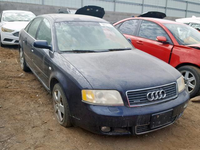 WAULD54B02N050796 - 2002 AUDI A6 2.7T QU BLUE photo 1