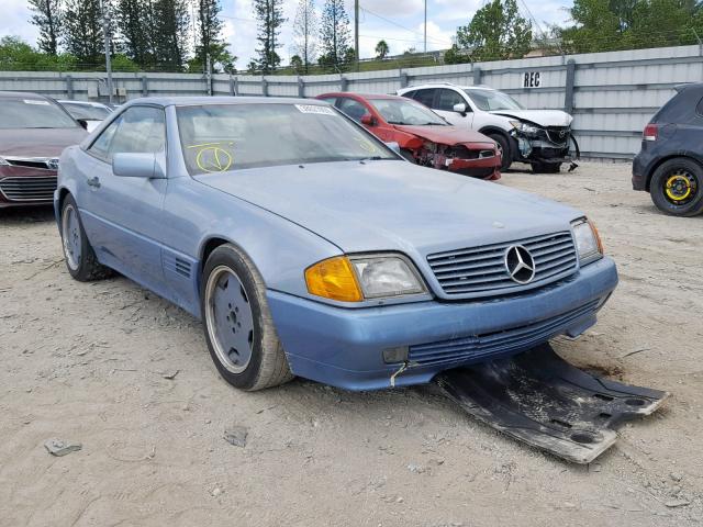 WDBFA66E7MF030093 - 1991 MERCEDES-BENZ 500 SL BLUE photo 1