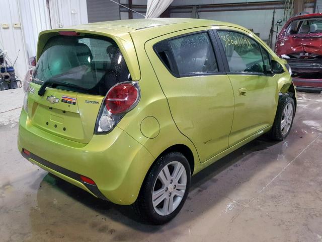 KL8CB6S94DC569551 - 2013 CHEVROLET SPARK LS GREEN photo 4