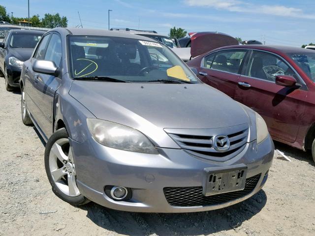 JM1BK343551247329 - 2005 MAZDA 3 HATCHBAC GRAY photo 1