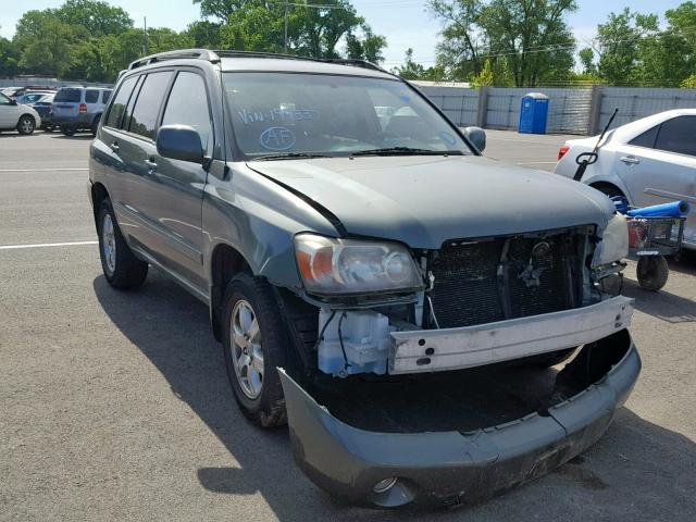 JTEEP21A470199337 - 2007 TOYOTA HIGHLANDER GREEN photo 1