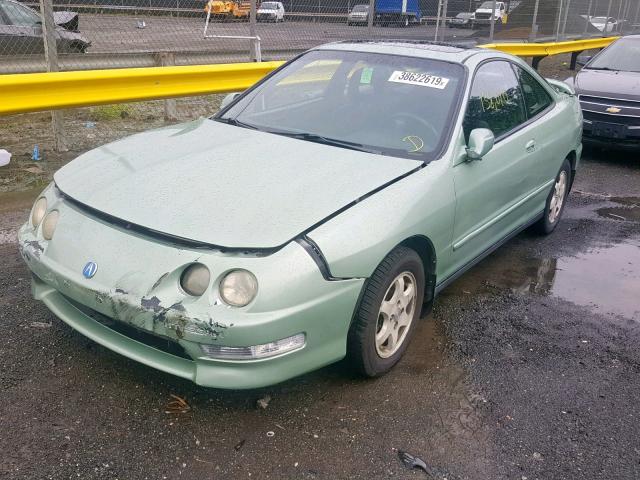 JH4DC4359WS012599 - 1998 ACURA INTEGRA LS GREEN photo 2