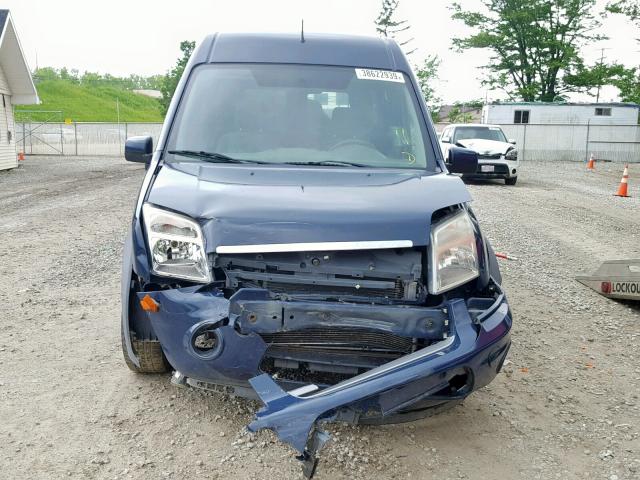 NM0KS9CN1CT077068 - 2012 FORD TRANSIT CO BLUE photo 9