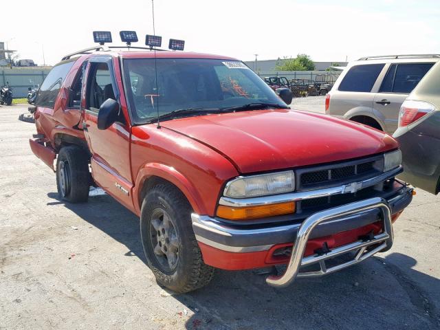 1GNCT18W9XK239362 - 1999 CHEVROLET BLAZER RED photo 1