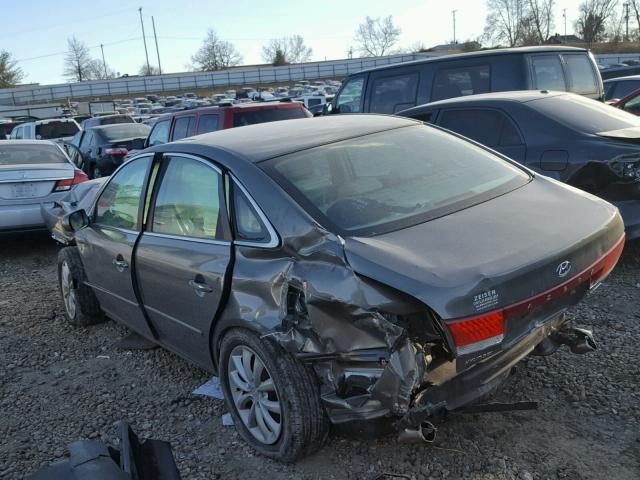 KMHFC46F66A069410 - 2006 HYUNDAI AZERA SE GREEN photo 3