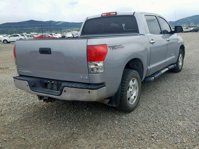 5TBDV58187S481791 - 2007 TOYOTA TUNDRA CRE SILVER photo 4