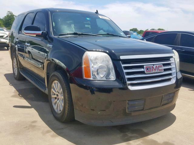 1GKFC13509R129738 - 2009 GMC YUKON HYBR BLACK photo 1