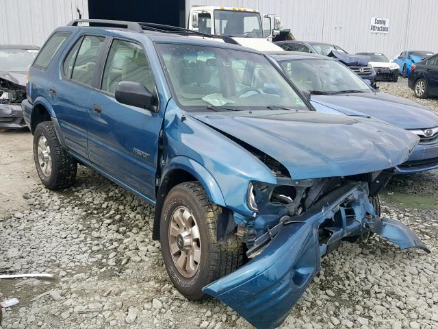 4S6DM58W124400451 - 2002 HONDA PASSPORT E BLUE photo 1