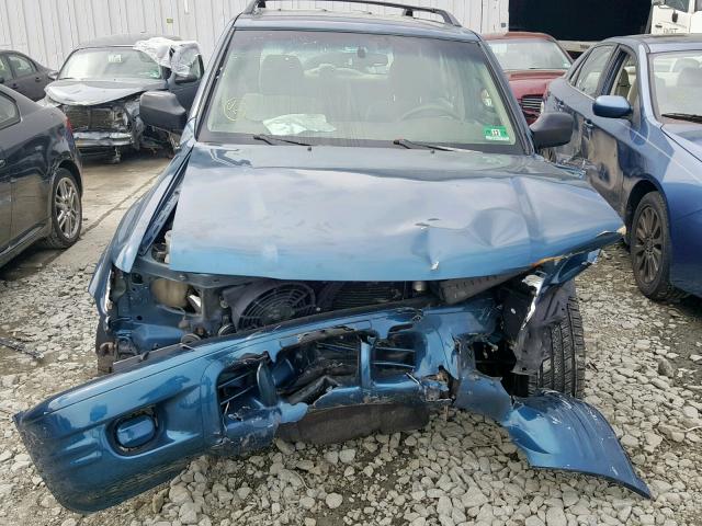 4S6DM58W124400451 - 2002 HONDA PASSPORT E BLUE photo 9