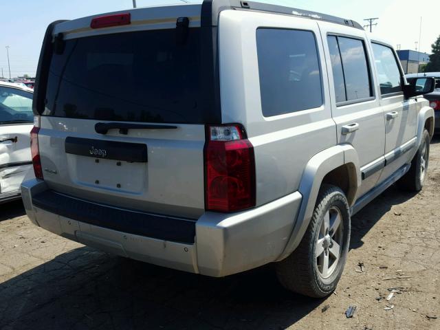 1J8HG48K28C135169 - 2008 JEEP COMMANDER SILVER photo 4