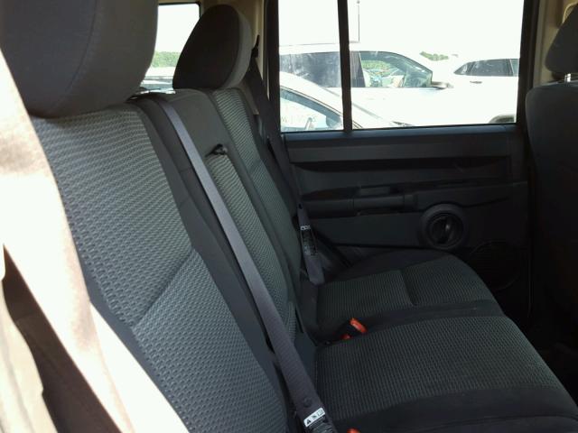 1J8HG48K28C135169 - 2008 JEEP COMMANDER SILVER photo 6