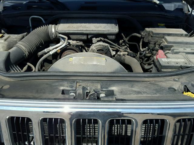 1J8HG48K28C135169 - 2008 JEEP COMMANDER SILVER photo 7