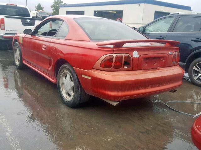 1FAFP42X1WF238510 - 1998 FORD MUSTANG GT MAROON photo 3
