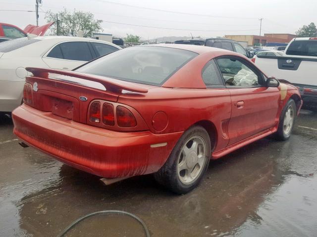 1FAFP42X1WF238510 - 1998 FORD MUSTANG GT MAROON photo 4