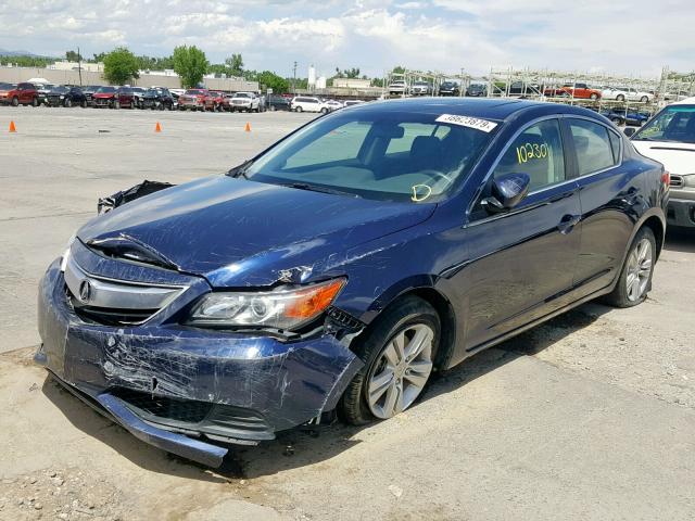 19VDE1F36DE001654 - 2013 ACURA ILX 20 BLUE photo 2