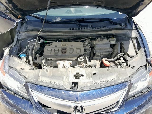 19VDE1F36DE001654 - 2013 ACURA ILX 20 BLUE photo 7