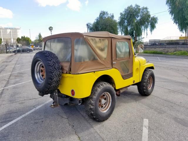 0000000000MD44783 - 1953 JEEP WILLEY YELLOW photo 4