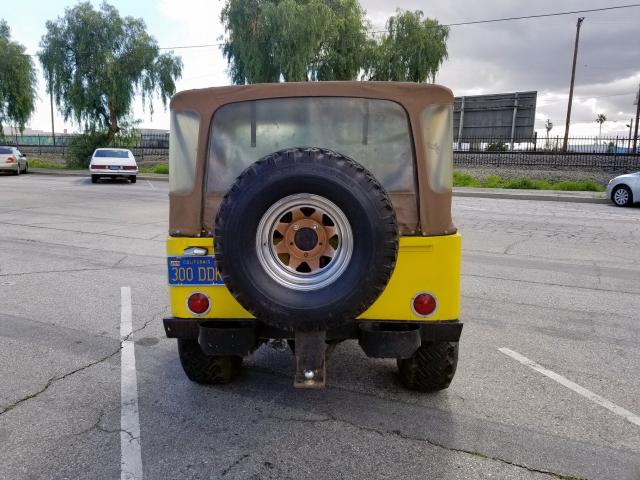 0000000000MD44783 - 1953 JEEP WILLEY YELLOW photo 5