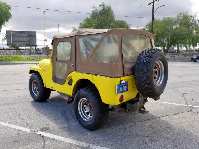 0000000000MD44783 - 1953 JEEP WILLEY YELLOW photo 6
