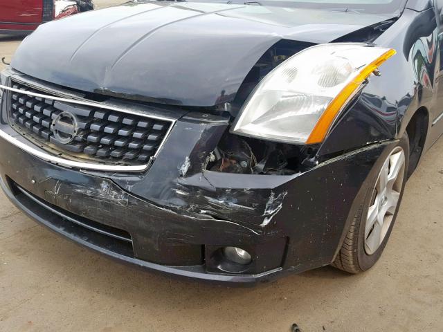 3N1AB61E19L652186 - 2009 NISSAN SENTRA 2.0 BLACK photo 9