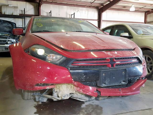 1C3CDFBH0DD643085 - 2013 DODGE DART SXT RED photo 9