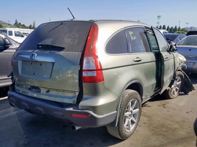 JHLRE38758C035593 - 2008 HONDA CR-V EXL SILVER photo 4