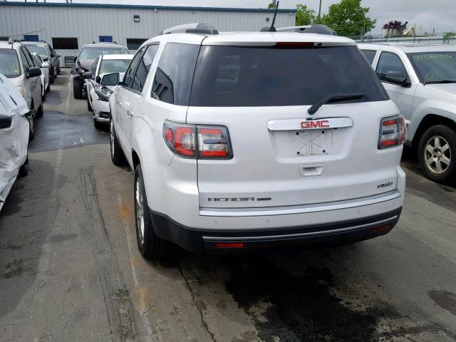 1GKKVSKD4HJ164707 - 2017 GMC ACADIA LIM WHITE photo 3