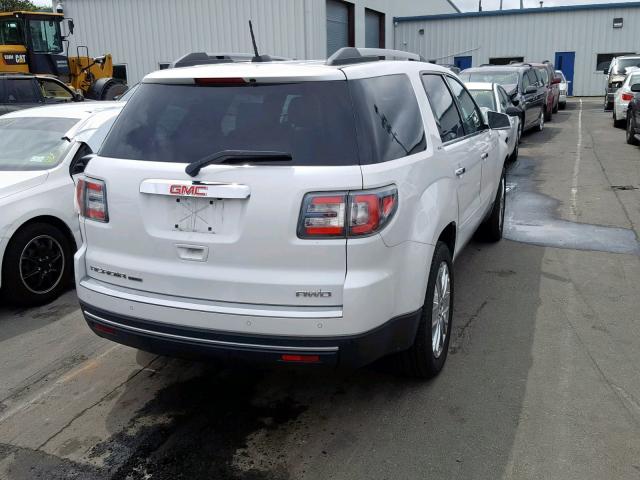 1GKKVSKD4HJ164707 - 2017 GMC ACADIA LIM WHITE photo 4