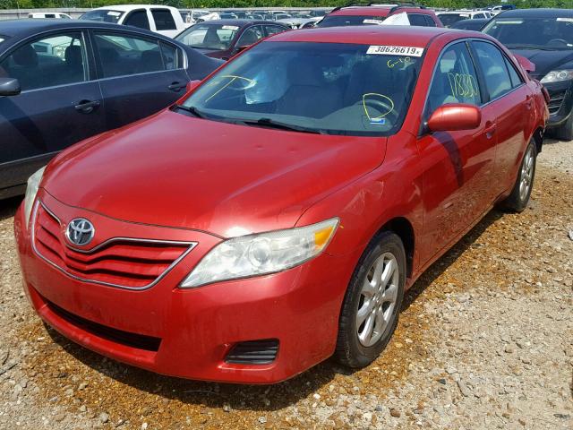 4T4BF3EK3BR090230 - 2011 TOYOTA CAMRY BASE RED photo 2