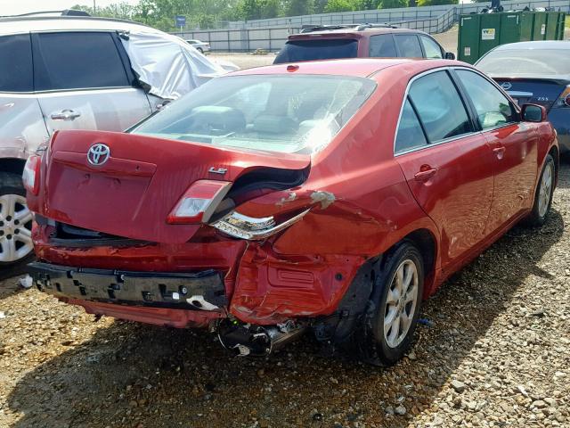 4T4BF3EK3BR090230 - 2011 TOYOTA CAMRY BASE RED photo 4