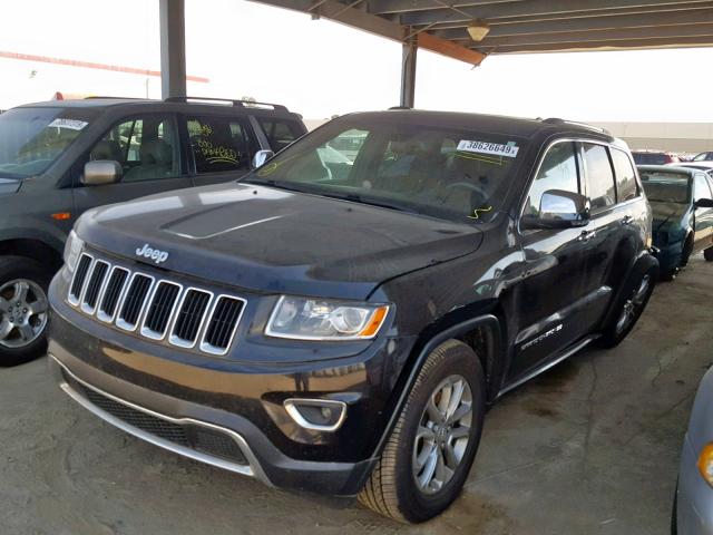 1C4RJFBG2EC417224 - 2014 JEEP GRAND CHER BLACK photo 2