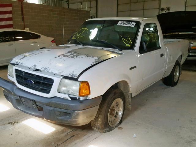 1FTYR10D63PA12439 - 2003 FORD RANGER WHITE photo 2