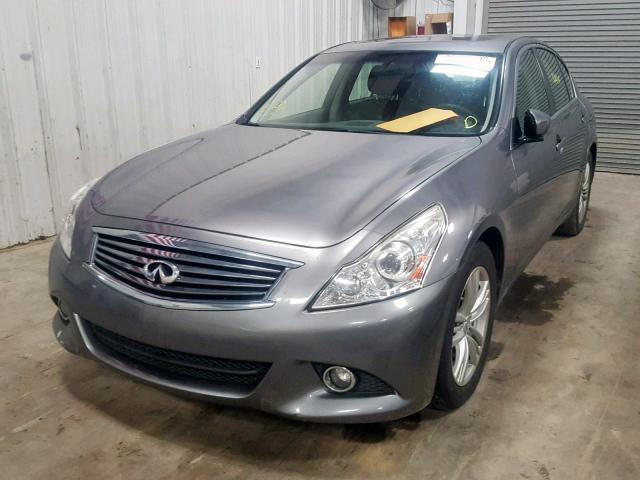 JN1CV6AP5CM625779 - 2012 INFINITI G37 BASE SILVER photo 2