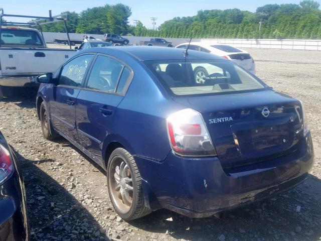 3N1AB61E39L609534 - 2009 NISSAN SENTRA 2.0 BLUE photo 3