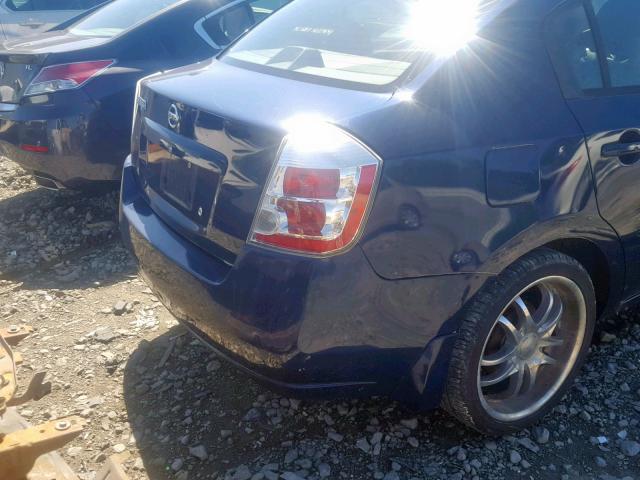 3N1AB61E39L609534 - 2009 NISSAN SENTRA 2.0 BLUE photo 9