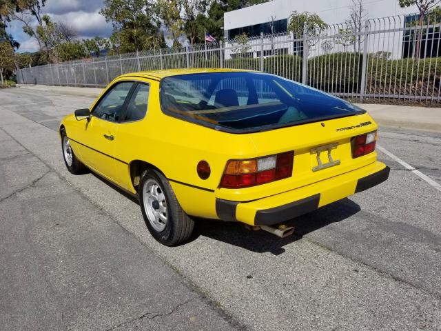 00000009247234346 - 1977 PORSCHE 924 YELLOW photo 6