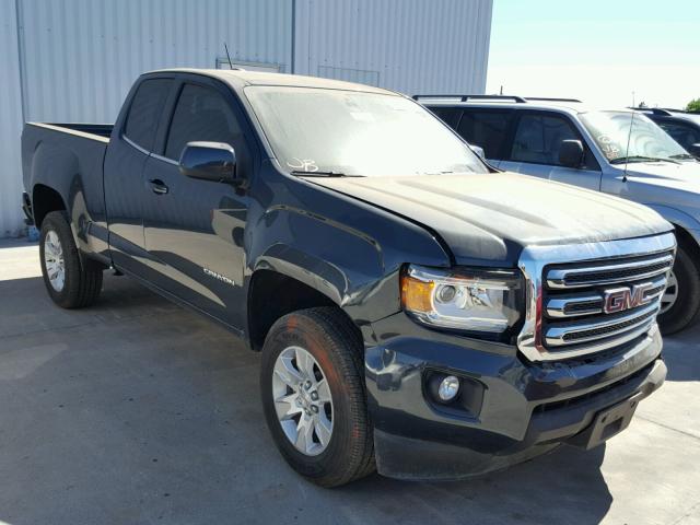 1GTH5CEA4H1256459 - 2017 GMC CANYON SLE GREEN photo 1