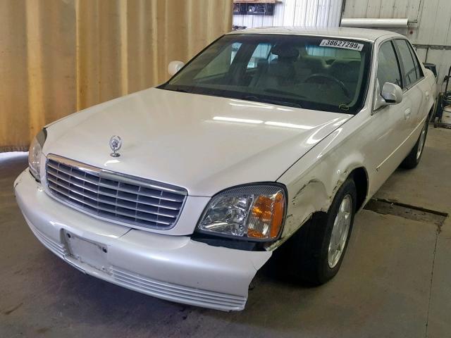 1G6KD54Y6YU236735 - 2000 CADILLAC DEVILLE WHITE photo 2