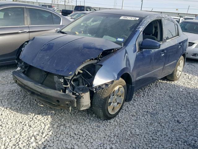 3N1AB61E38L682594 - 2008 NISSAN SENTRA 2.0 BLUE photo 2