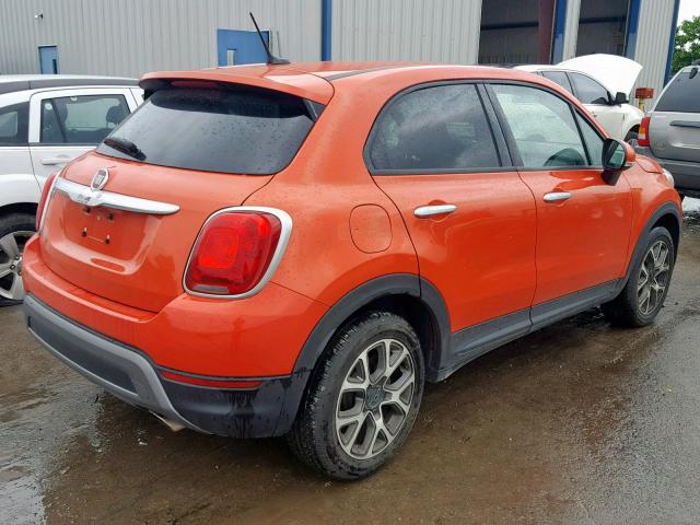 ZFBCFXCT0GP331401 - 2016 FIAT 500X TREKK ORANGE photo 4