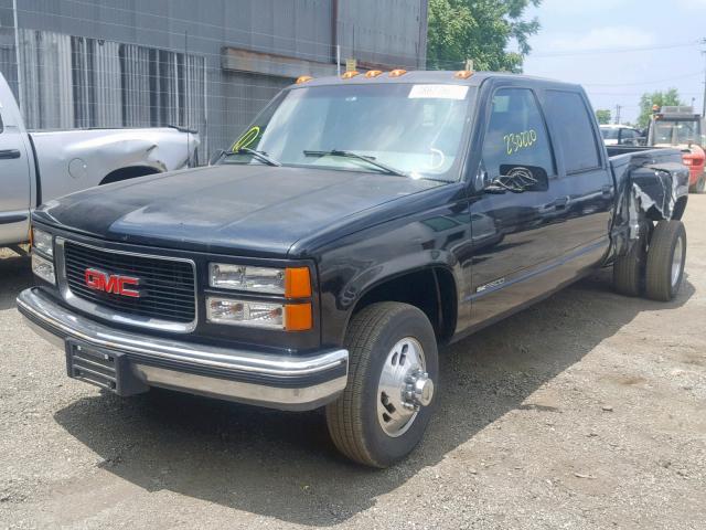 1GTHC33J3TF002021 - 1996 GMC SIERRA C35 BLACK photo 2