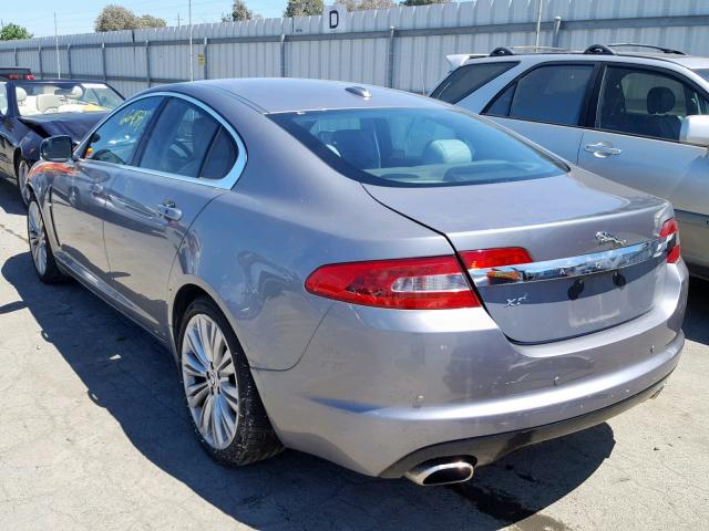 SAJWA0GB6BLS18302 - 2011 JAGUAR XF PREMIUM GRAY photo 3