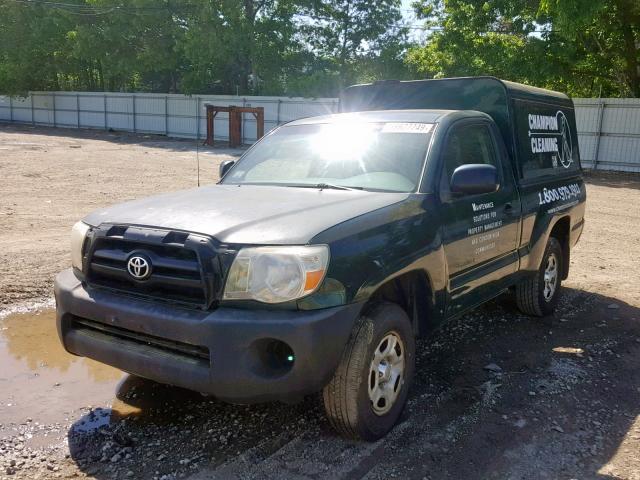 5TENX22N05Z036123 - 2005 TOYOTA TACOMA GREEN photo 2