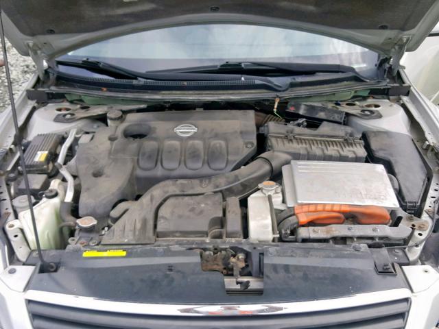 1N4CL21E18C270672 - 2008 NISSAN ALTIMA HYB SILVER photo 7